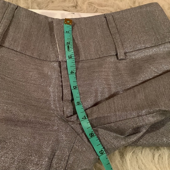 Alice + Olivia Virgin Wool Metallic Trousers - Picture 5 of 8